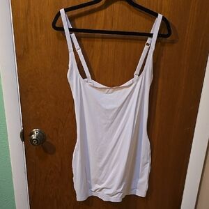 Yummie Tummie White Smoothing Shapewear Tank Top Cami | Size Large L